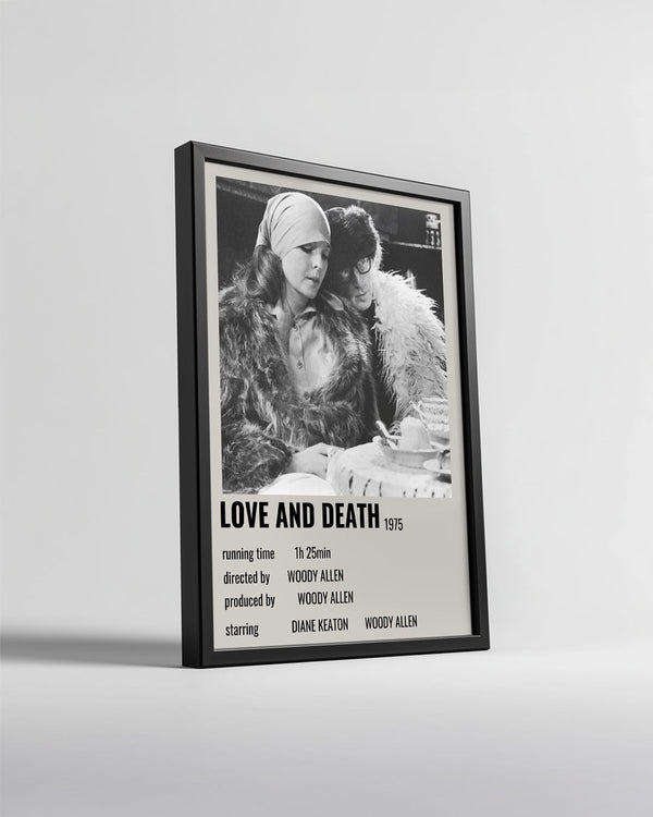 Love And Death Poster Tablosu
