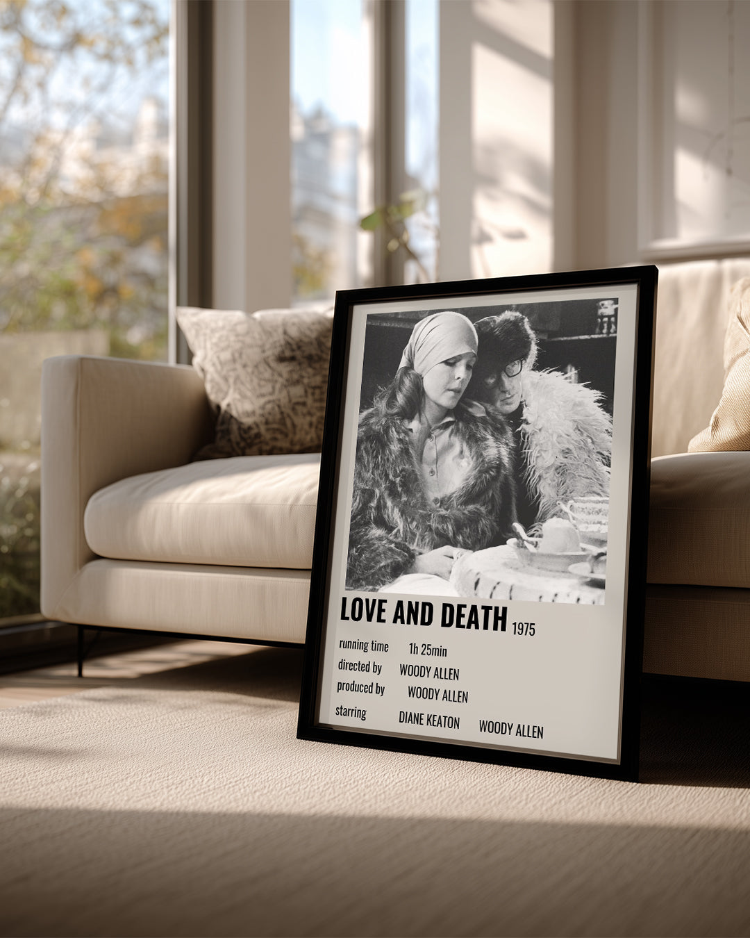 Love And Death Poster Tablosu