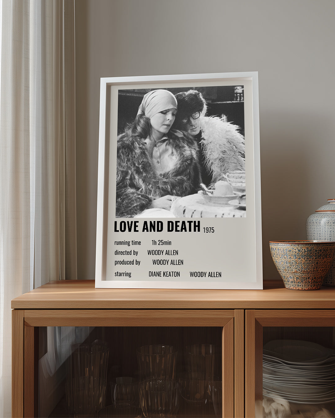 Love And Death Poster Tablosu