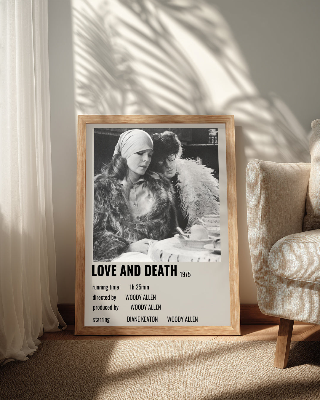 Love And Death Poster Tablosu