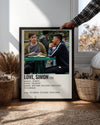 Love Simon Poster Tablosu