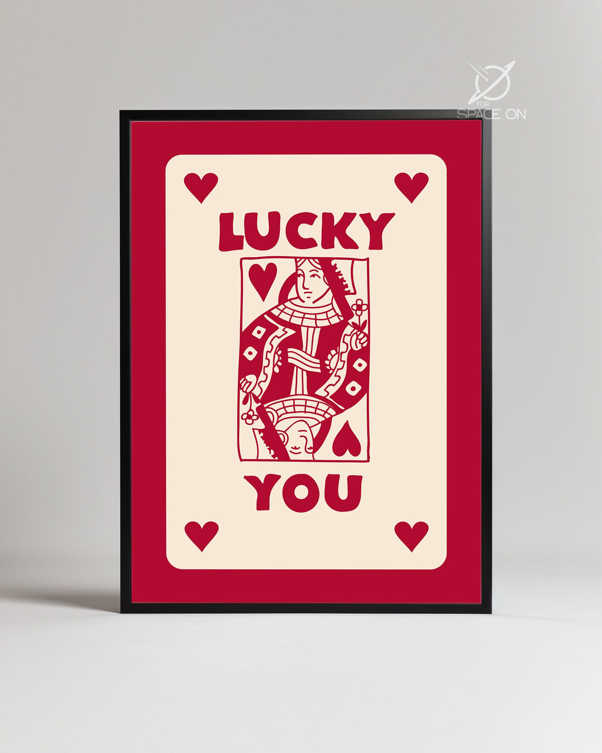 Lucky Queen Poster Tablosu