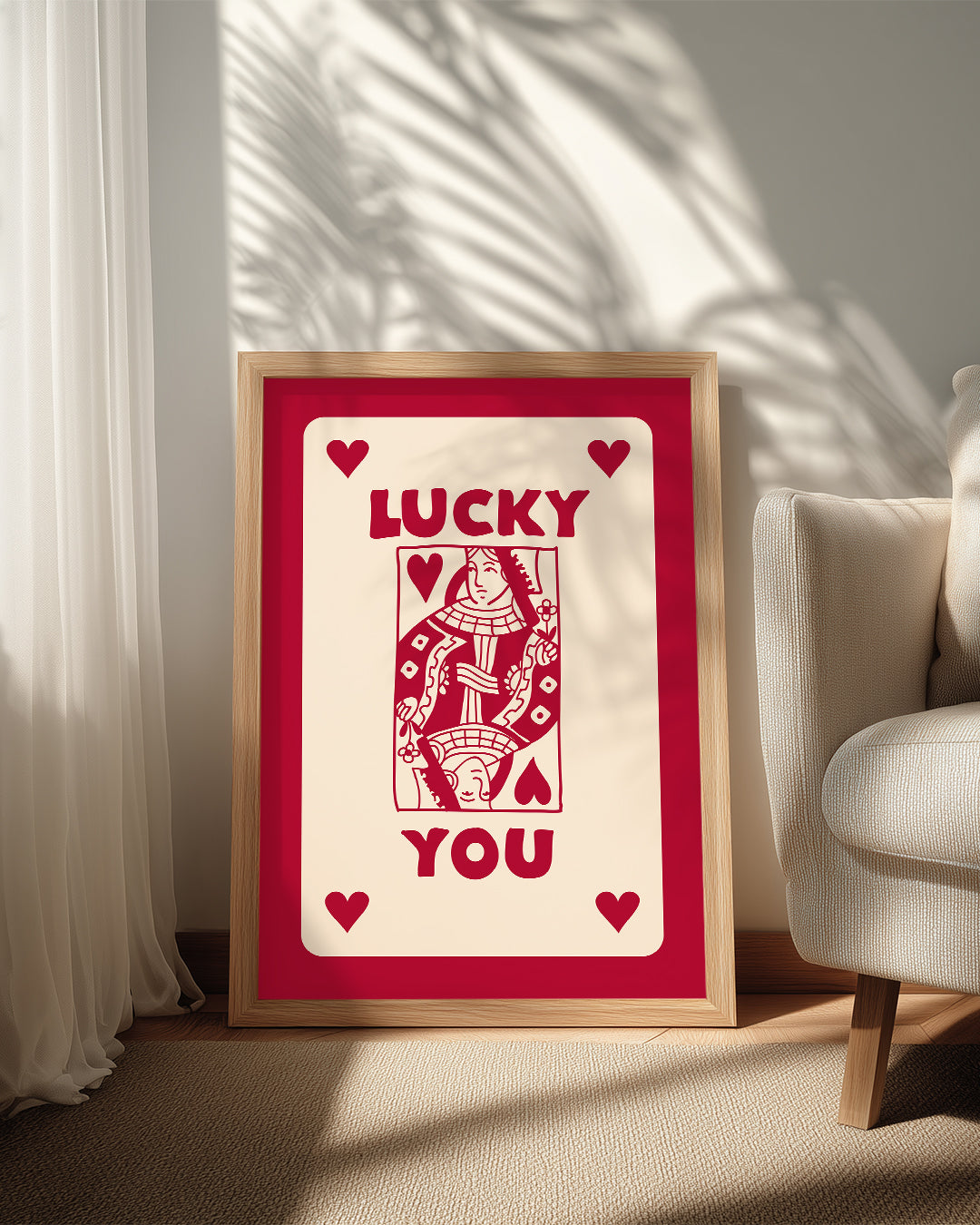 Lucky Queen Poster Tablosu