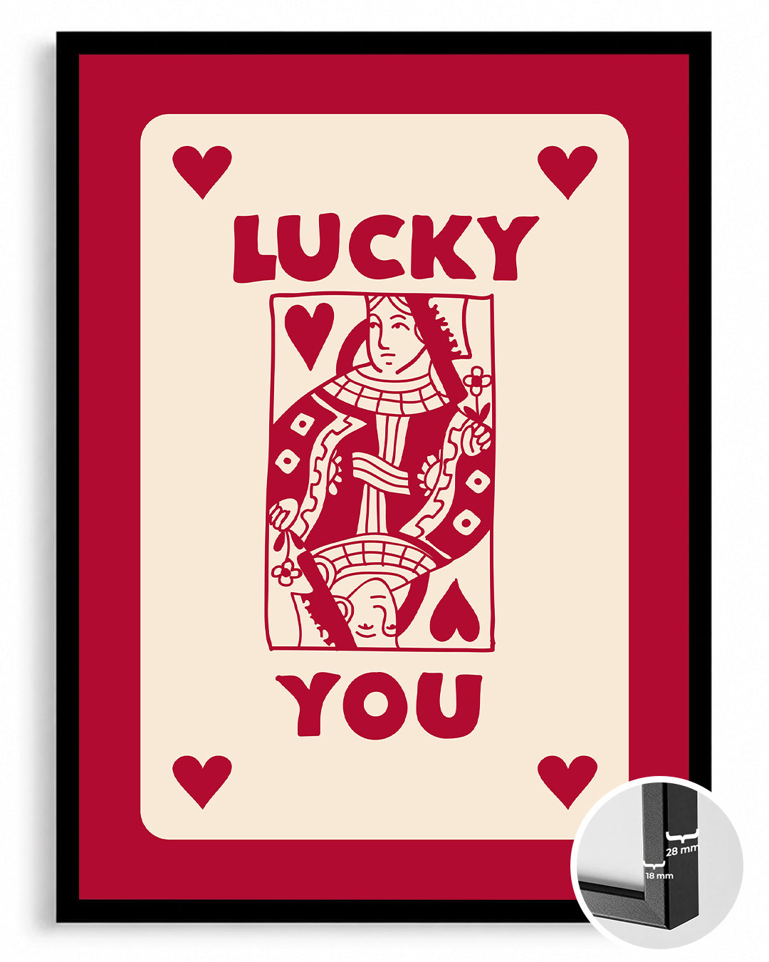 Lucky Queen Poster Tablosu