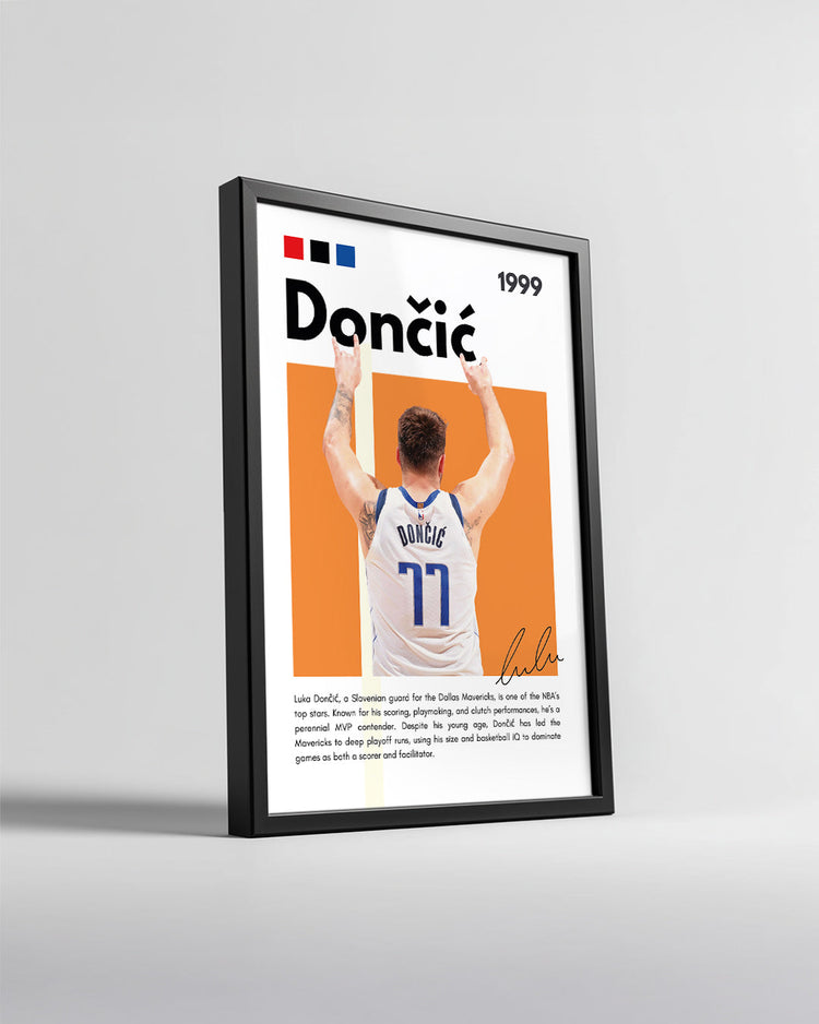 Luka Doncic 1999 Poster Tablosu