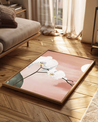 Lune Rose Poster Tablosu