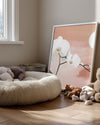 Lune Rose Poster Tablosu