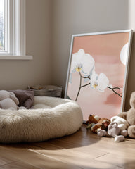 Lune Rose Poster Tablosu