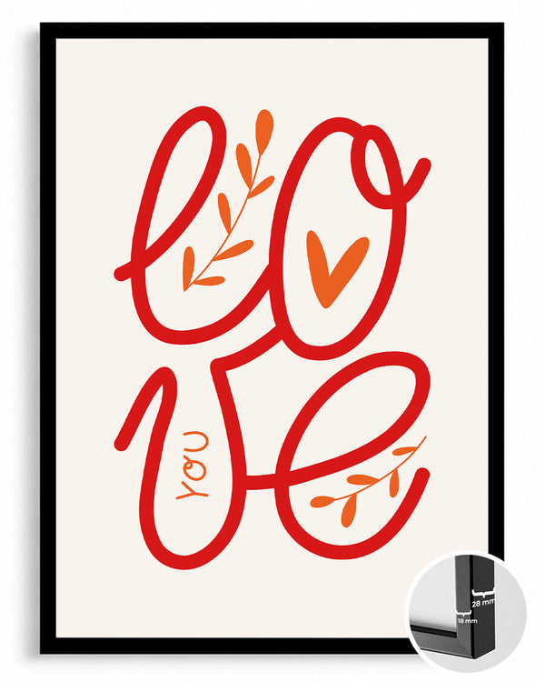 Lush Love Poster Tablosu