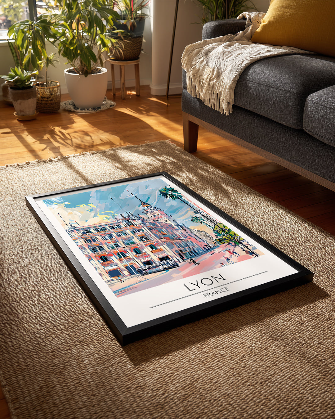 Lyon Fransa Poster Tablosu
