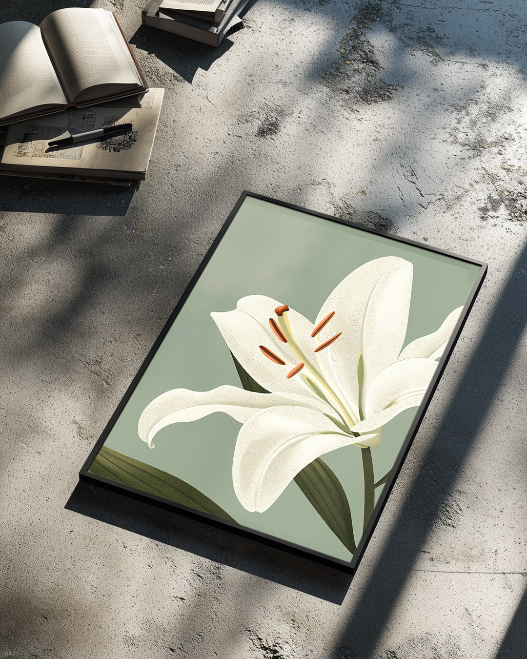 Lys Vert Poster Tablosu