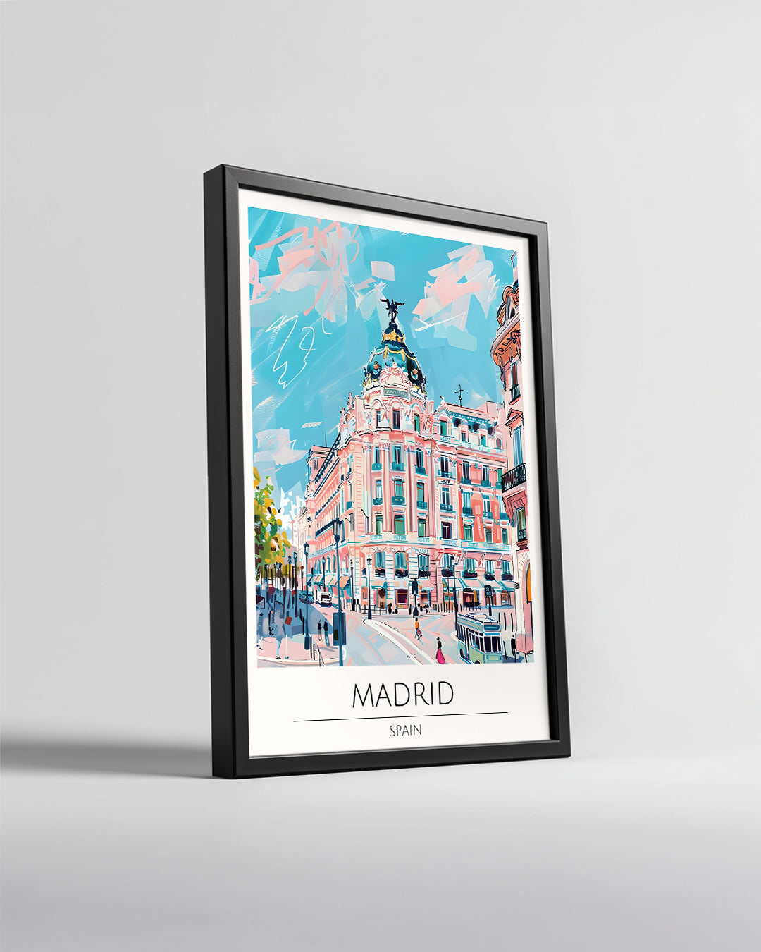 Madrid İspanya Poster Tablosu