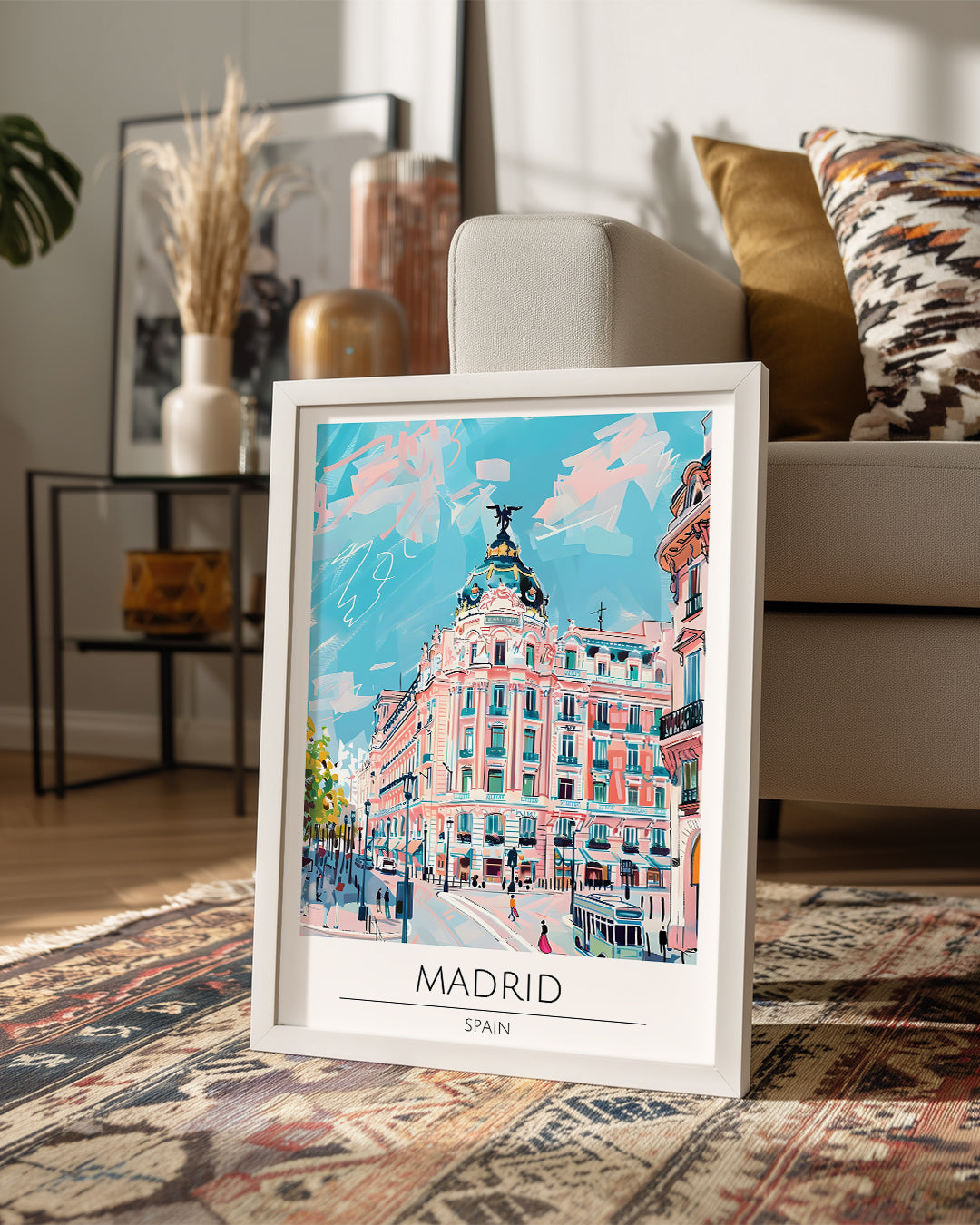 Madrid İspanya Poster Tablosu