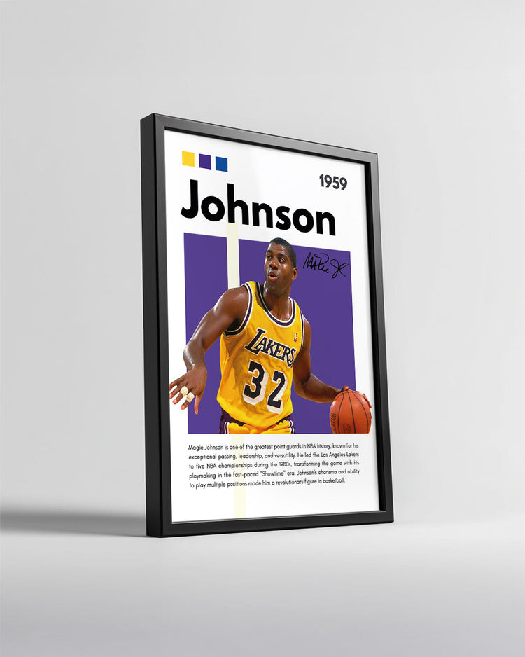 Magic Johnson 1959 Poster Tablosu