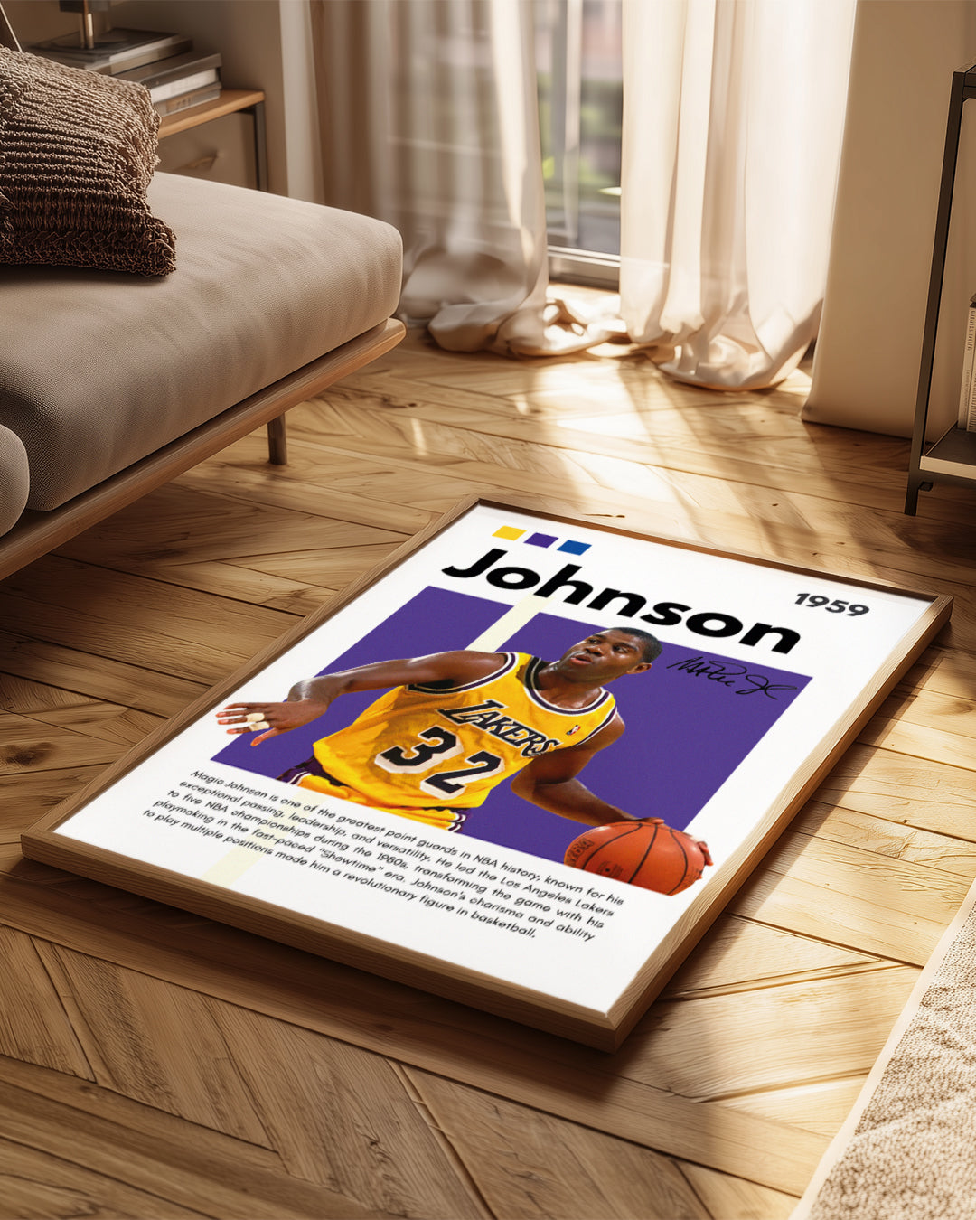 Magic Johnson 1959 Poster Tablosu