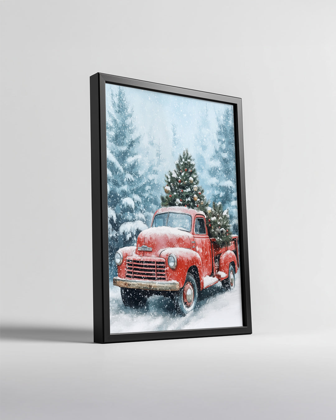 Maine Coon Christmas Poster Tablosu