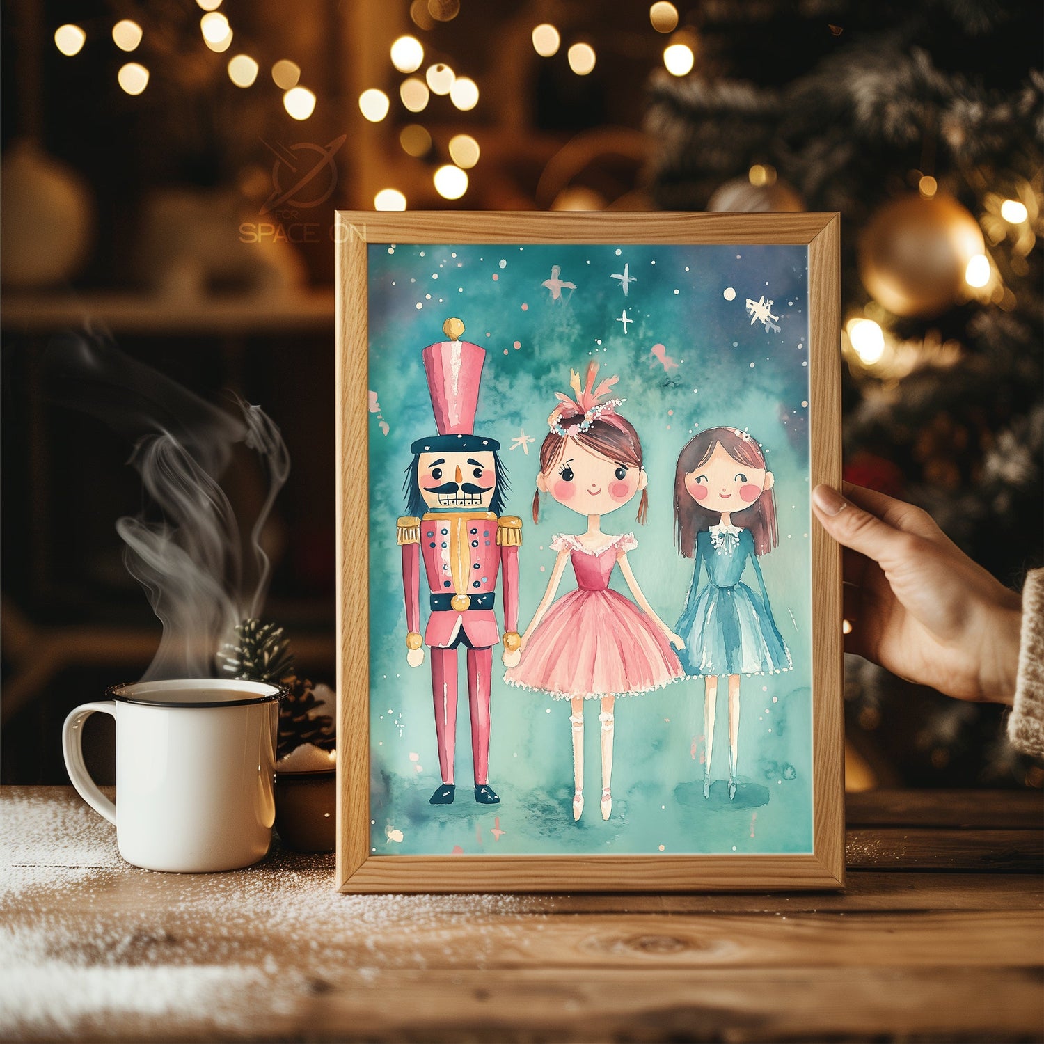 Majestic Christmas Pine Poster Tablosu