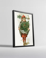 Majestic Deer Snow Poster Tablosu