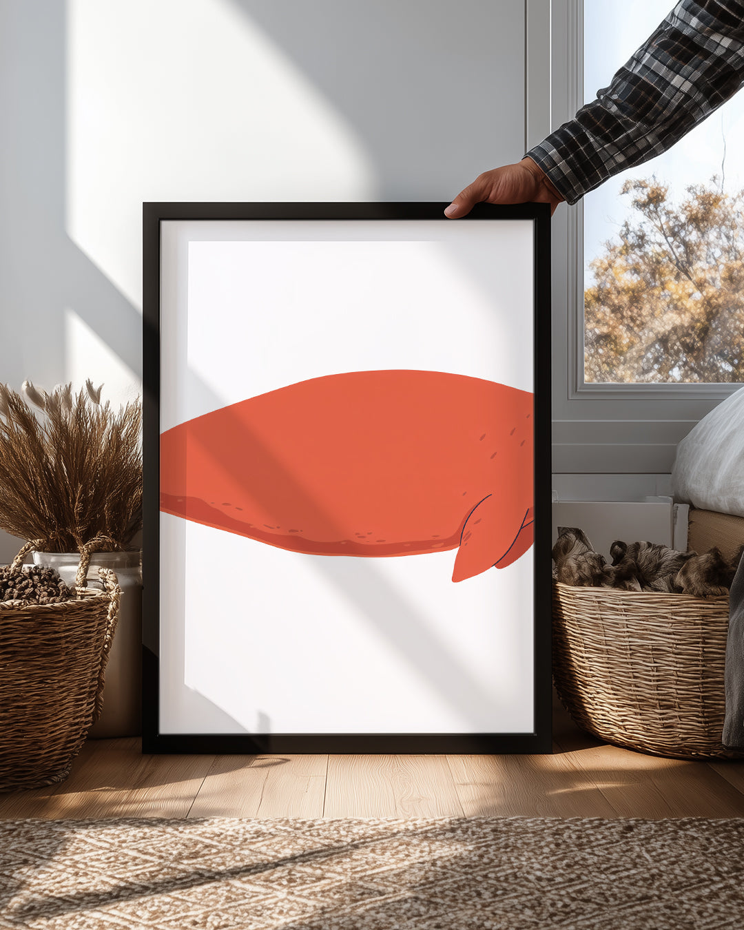 Manati - Barınağında Yüzen Poster Tablosu