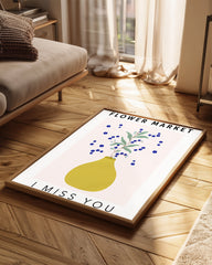 Manque Bleu Poster Tablosu