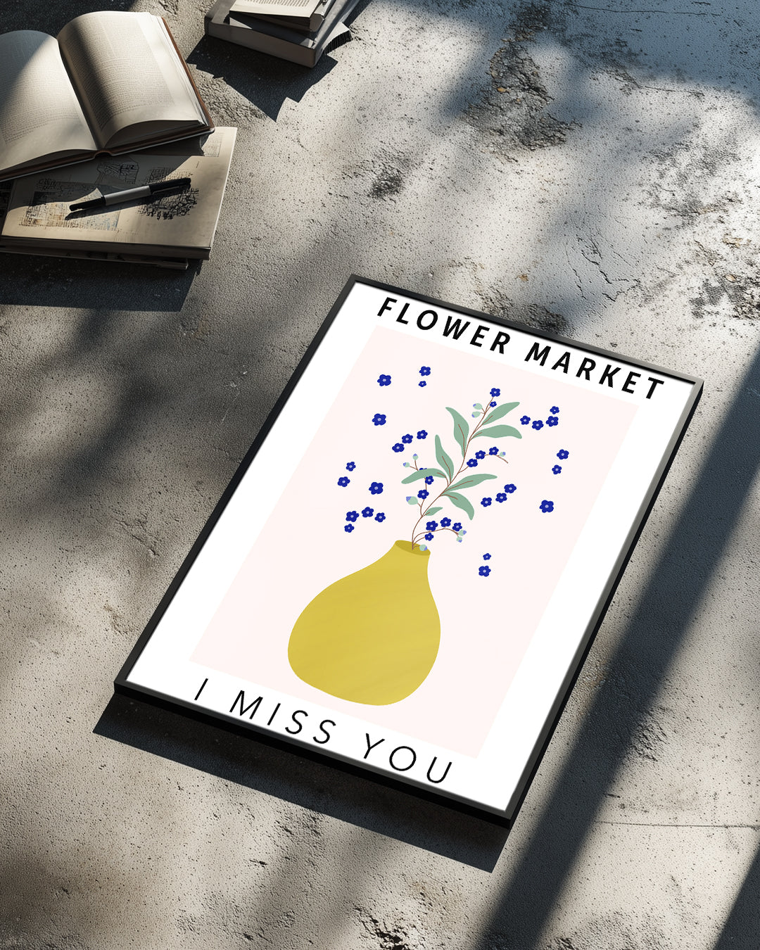 Manque Bleu Poster Tablosu