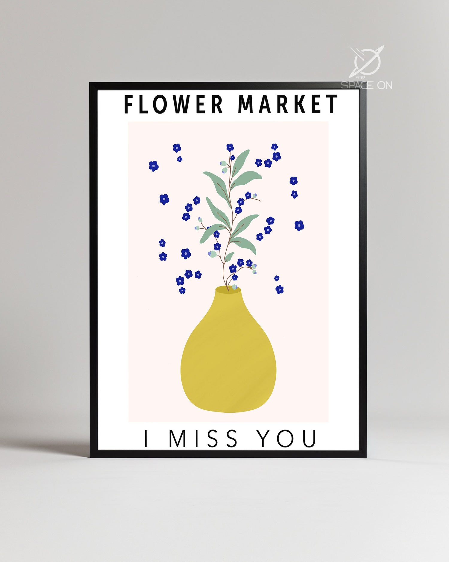 Manque Bleu Poster Tablosu