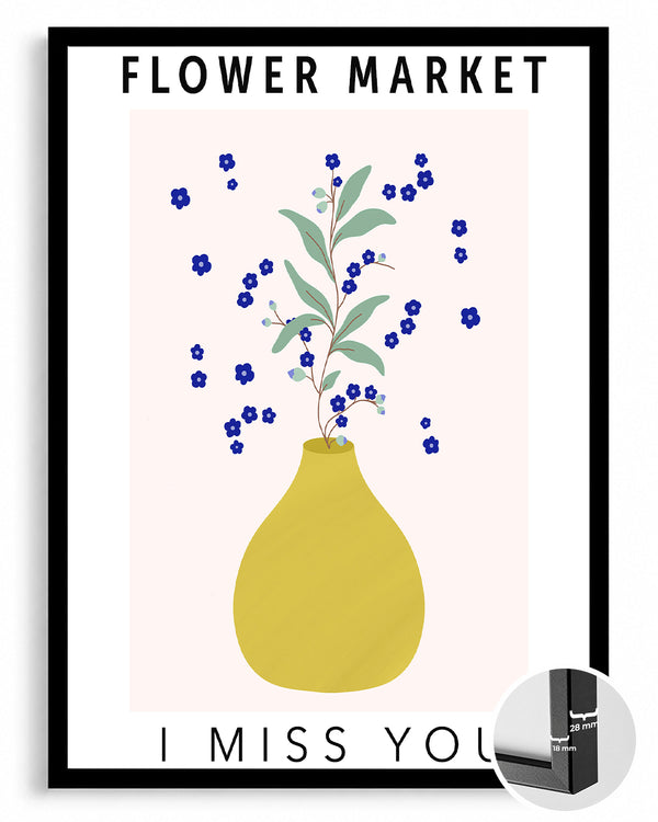 Manque Bleu Poster Tablosu