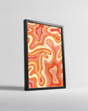 Marbled Waves Poster Tablosu