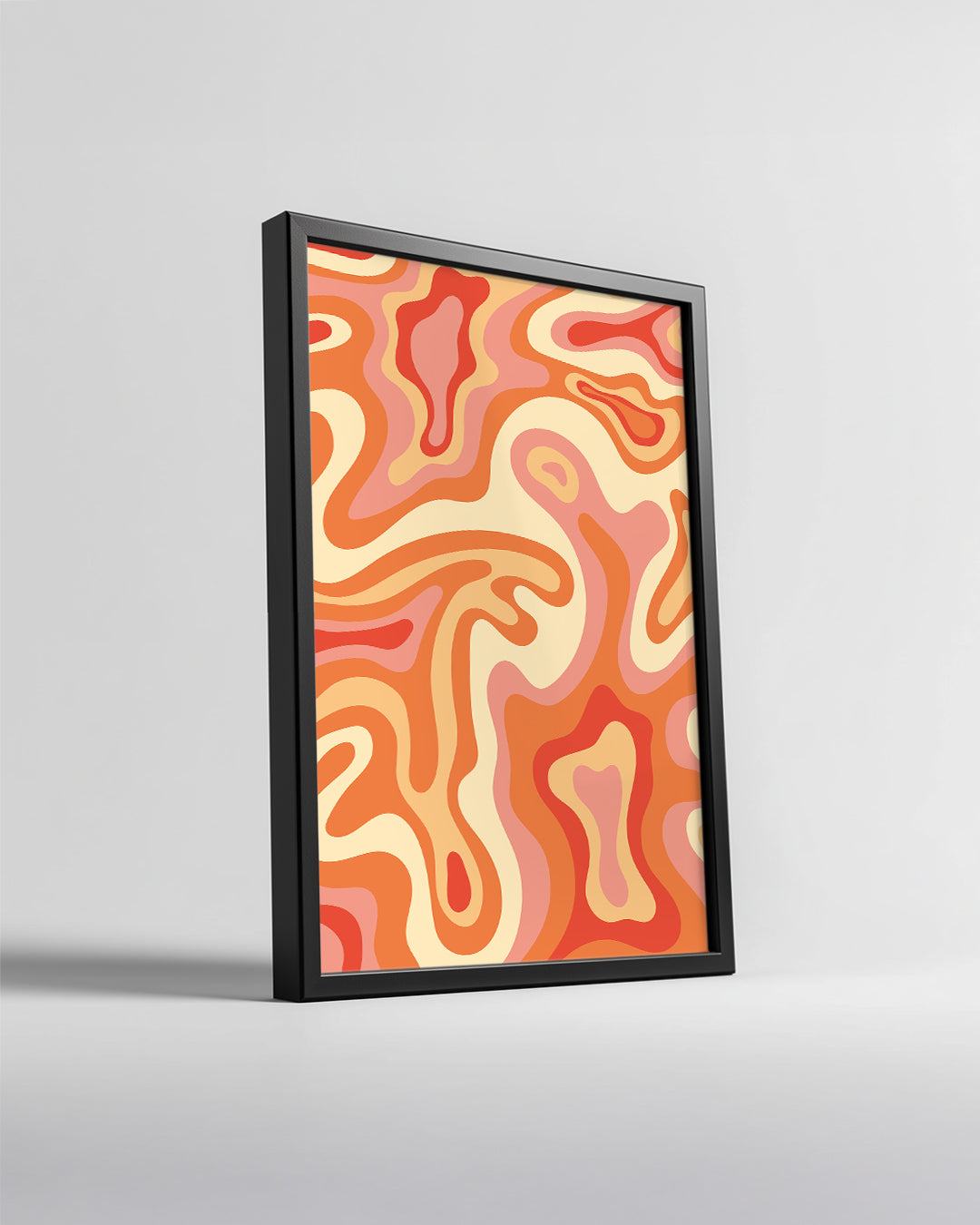 Marbled Waves Poster Tablosu