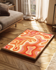 Marbled Waves Poster Tablosu