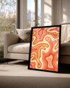 Marbled Waves Poster Tablosu