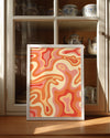 Marbled Waves Poster Tablosu