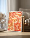 Marbled Waves Poster Tablosu