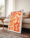 Marbled Waves Poster Tablosu
