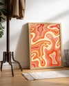 Marbled Waves Poster Tablosu