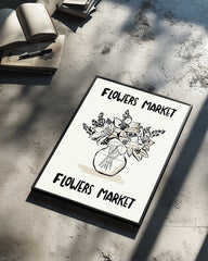 Market Bouquet Poster Tablosu
