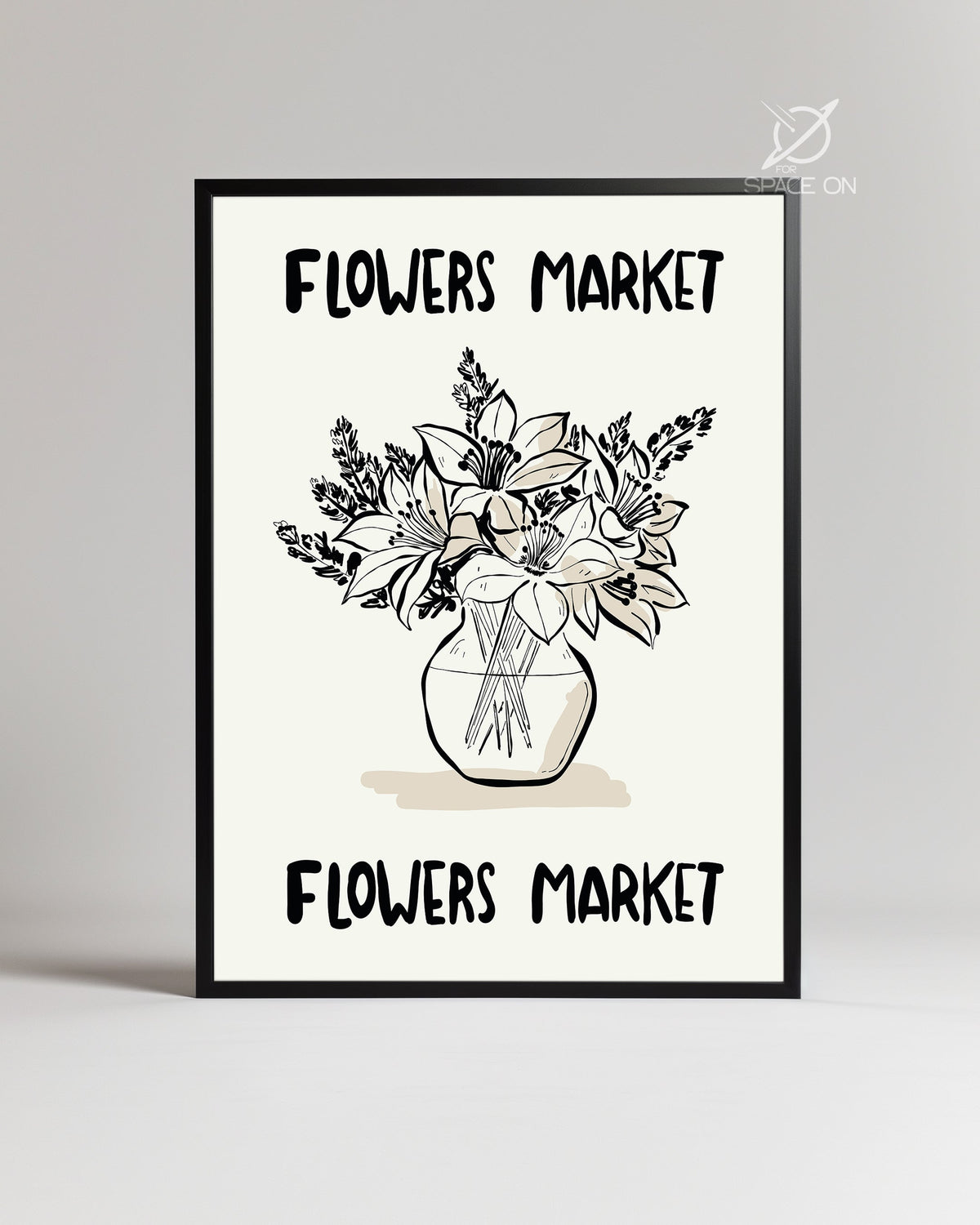 Market Bouquet Poster Tablosu