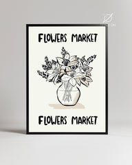 Market Bouquet Poster Tablosu