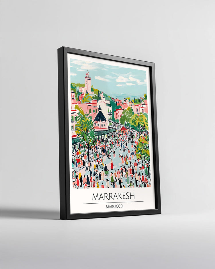 Marrakeş Fas Poster Tablosu
