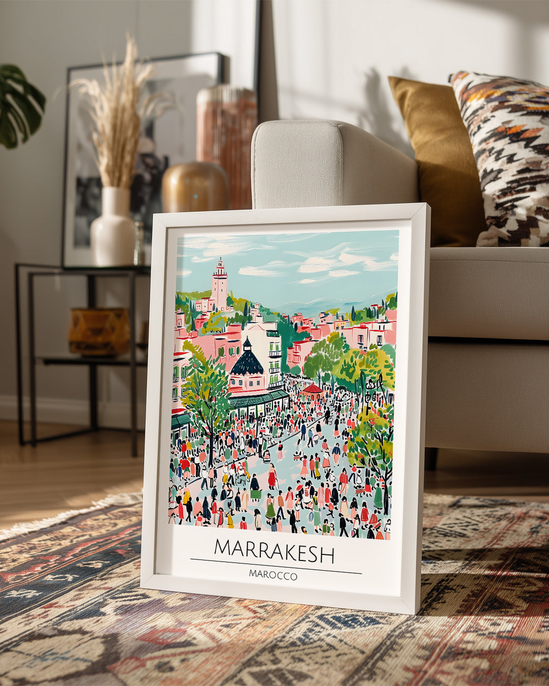 Marrakeş Fas Poster Tablosu