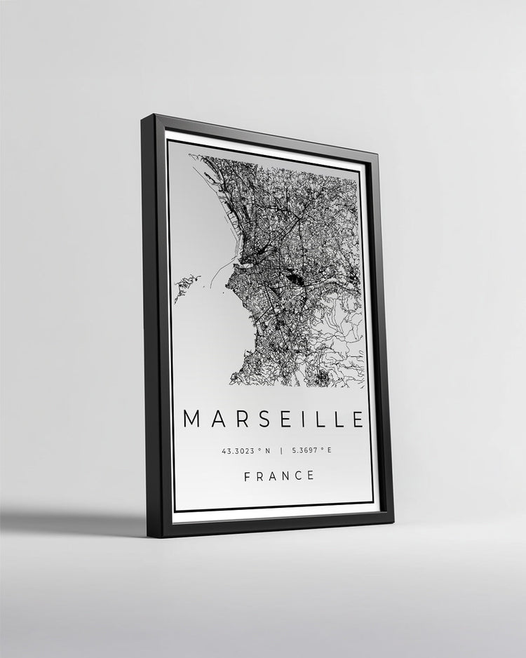 Marseille A4 Ratio Poster Tablosu