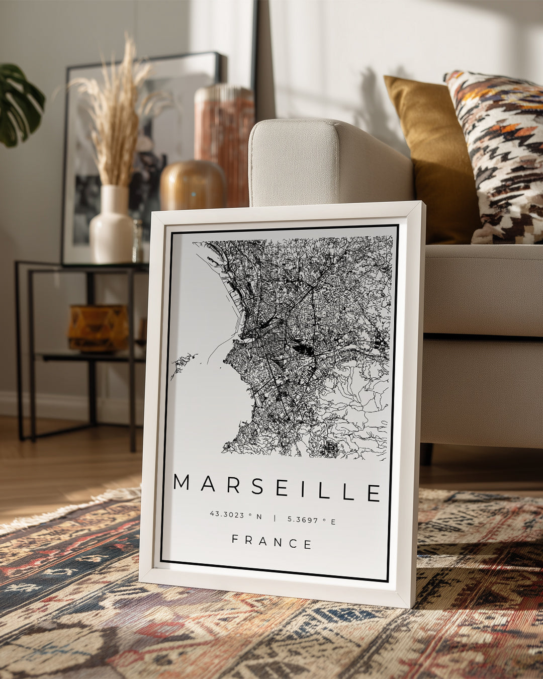 Marseille A4 Ratio Poster Tablosu