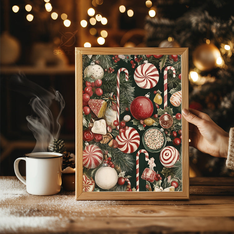 Marshmallow Cocoa Art Poster Tablosu