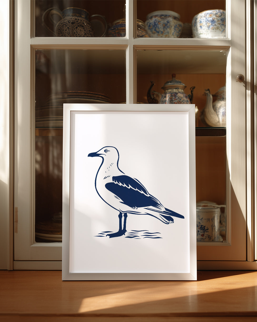 Martı - Deniz Kenarı Güzelliği Poster Tablosu
