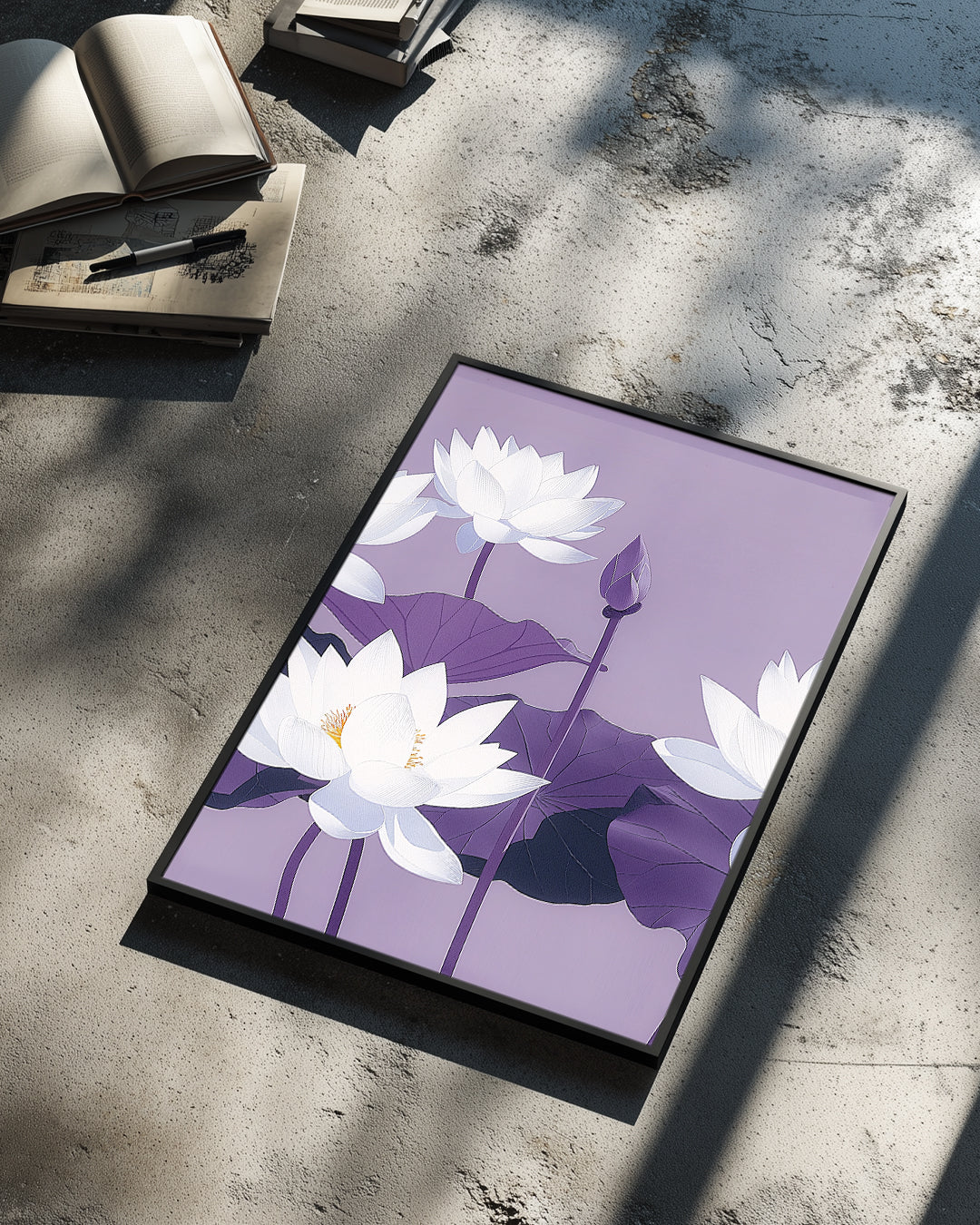Mauve Pond Poster Tablosu