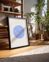 Mavi Dal - Minimalist Bitki Çizimi Poster Tablosu