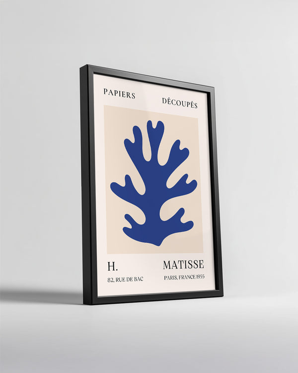 Mavi Mercan - Henri Matisse - 1955 Poster Tablosu