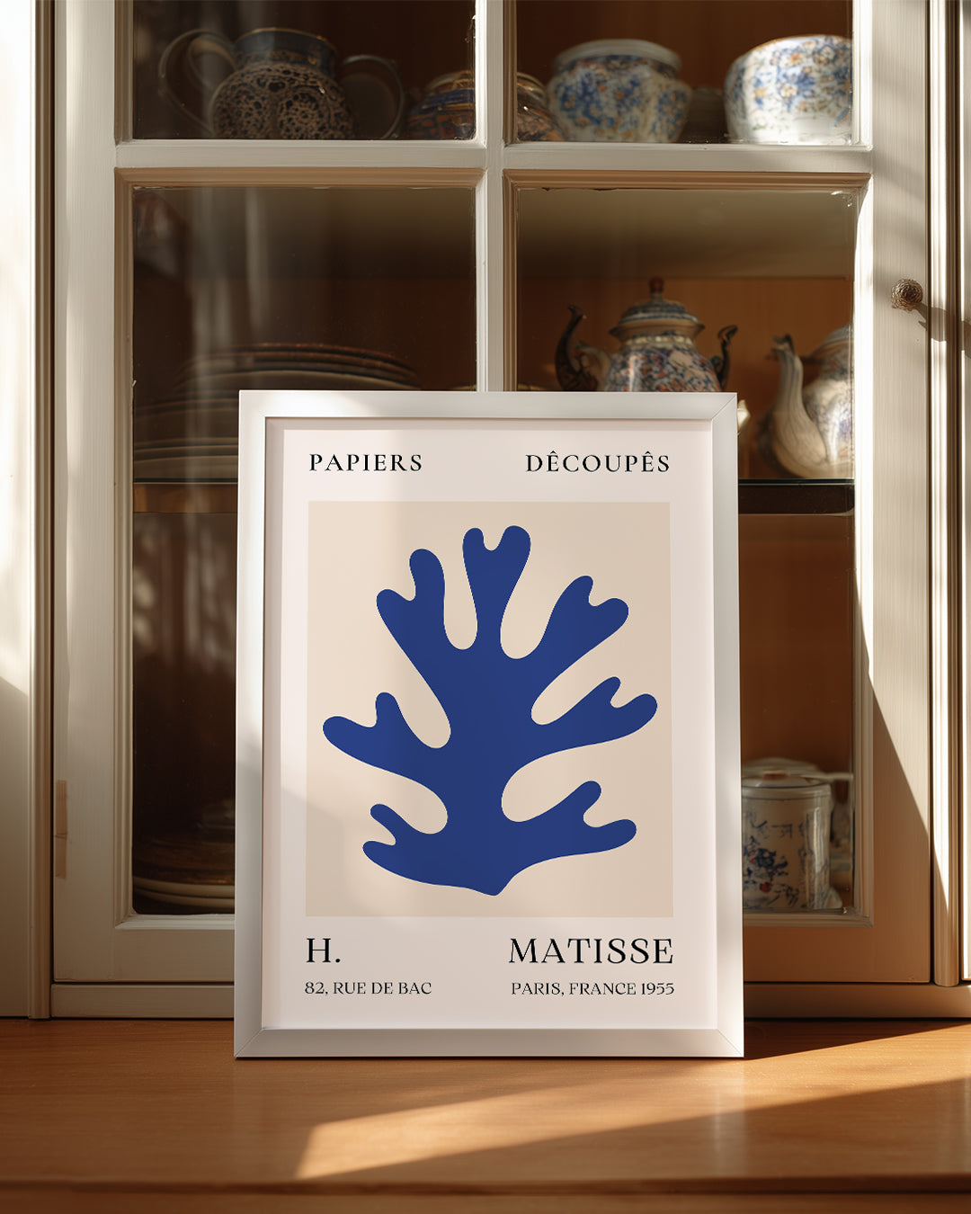 Mavi Mercan - Henri Matisse - 1955 Poster Tablosu
