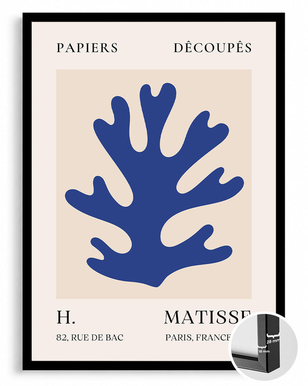Mavi Mercan - Henri Matisse - 1955 Poster Tablosu