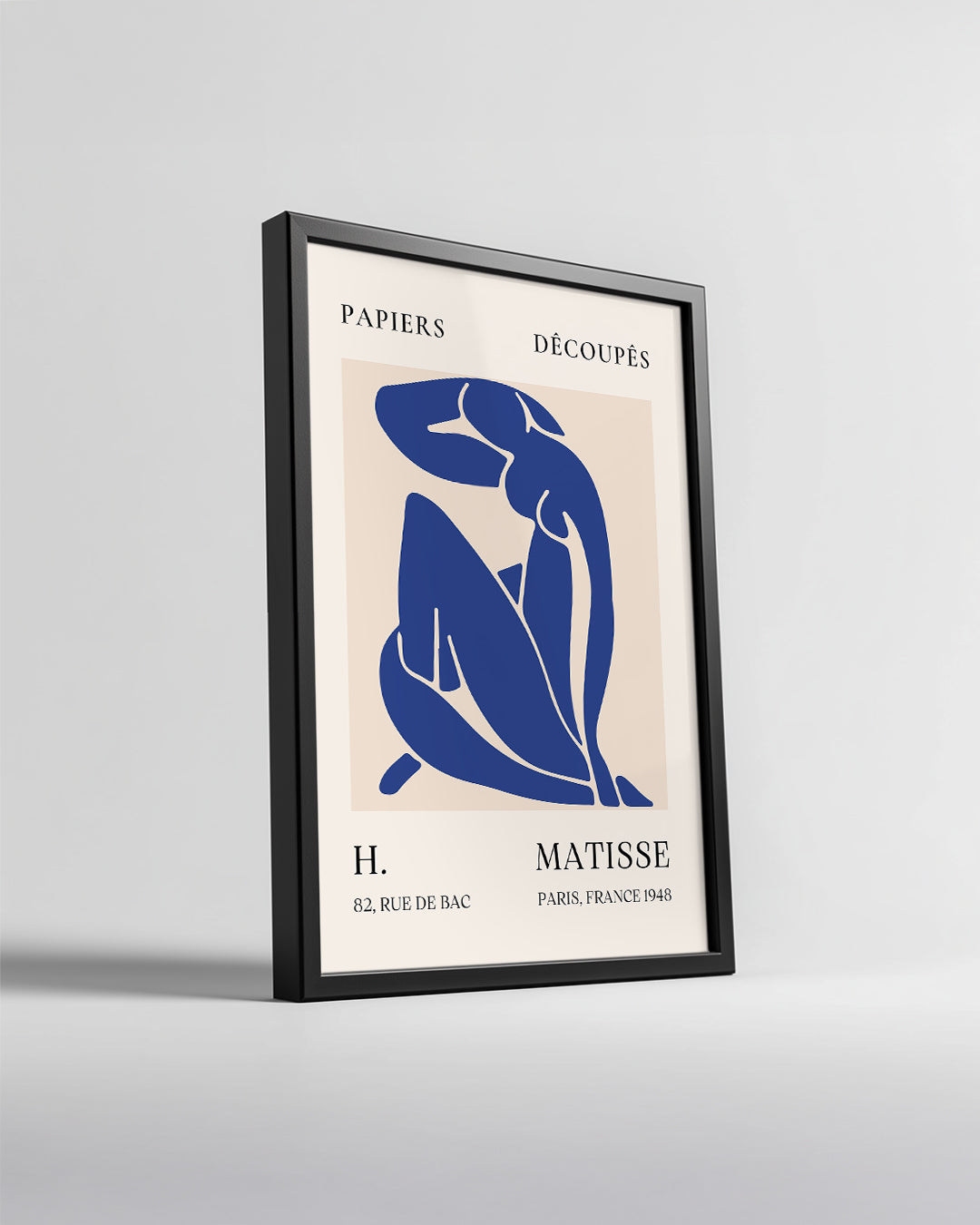 Mavi Nü Figürü - Henri Matisse - 1948 Poster Tablosu
